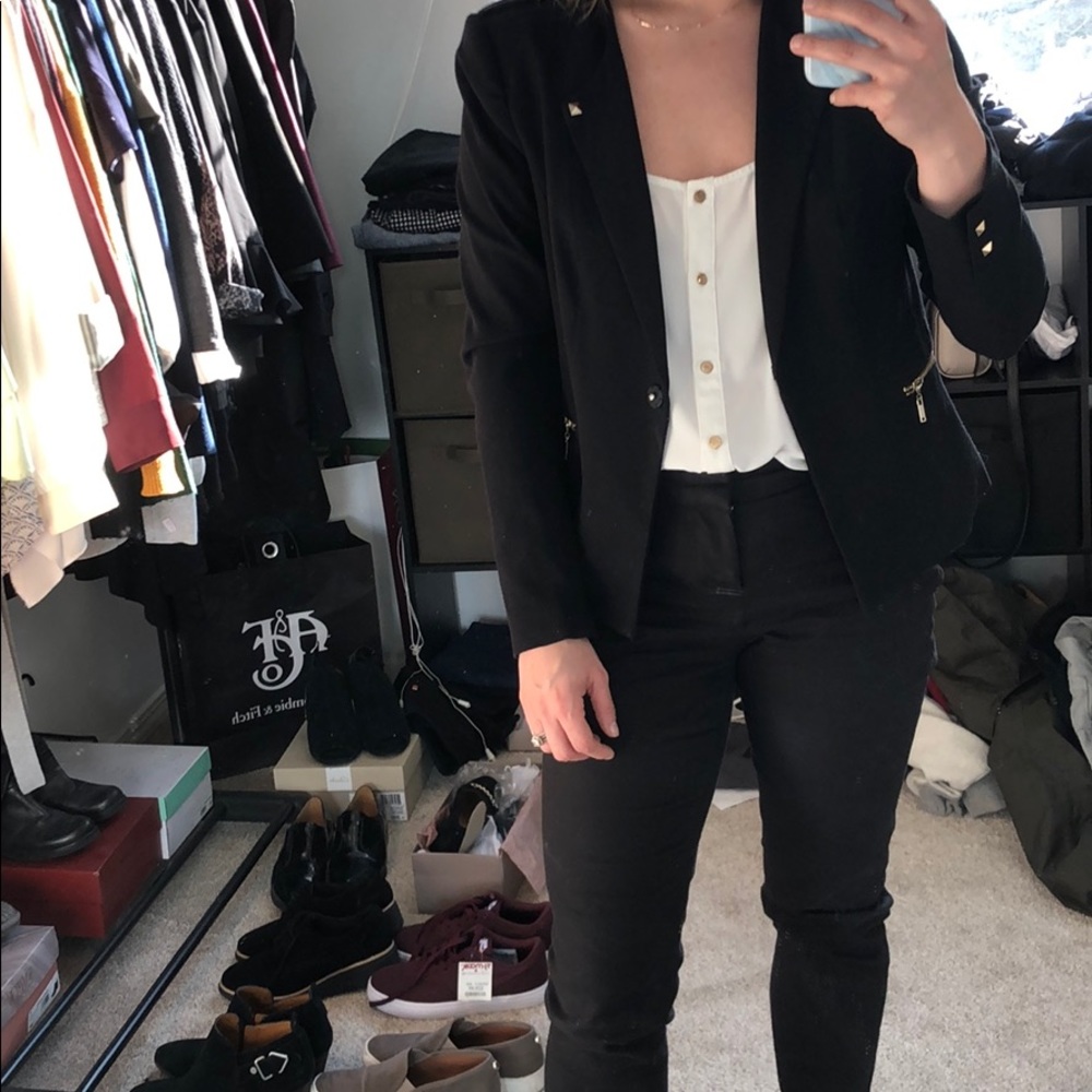 H&M Blazer with Gold